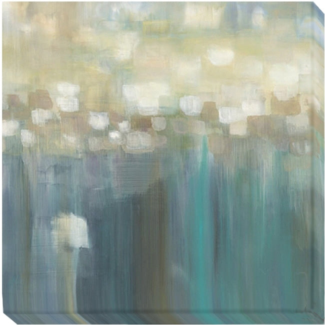 Karen Lorena Parker Aqua Light Canvas Art