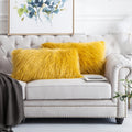 Silver Orchid Karenne Faux Fur 2 Piece Throw Pillow Shell Set