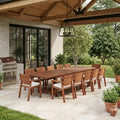 Karo 13 Piece Outdoor Rectangular Extendable Dining Table And Chairs Set