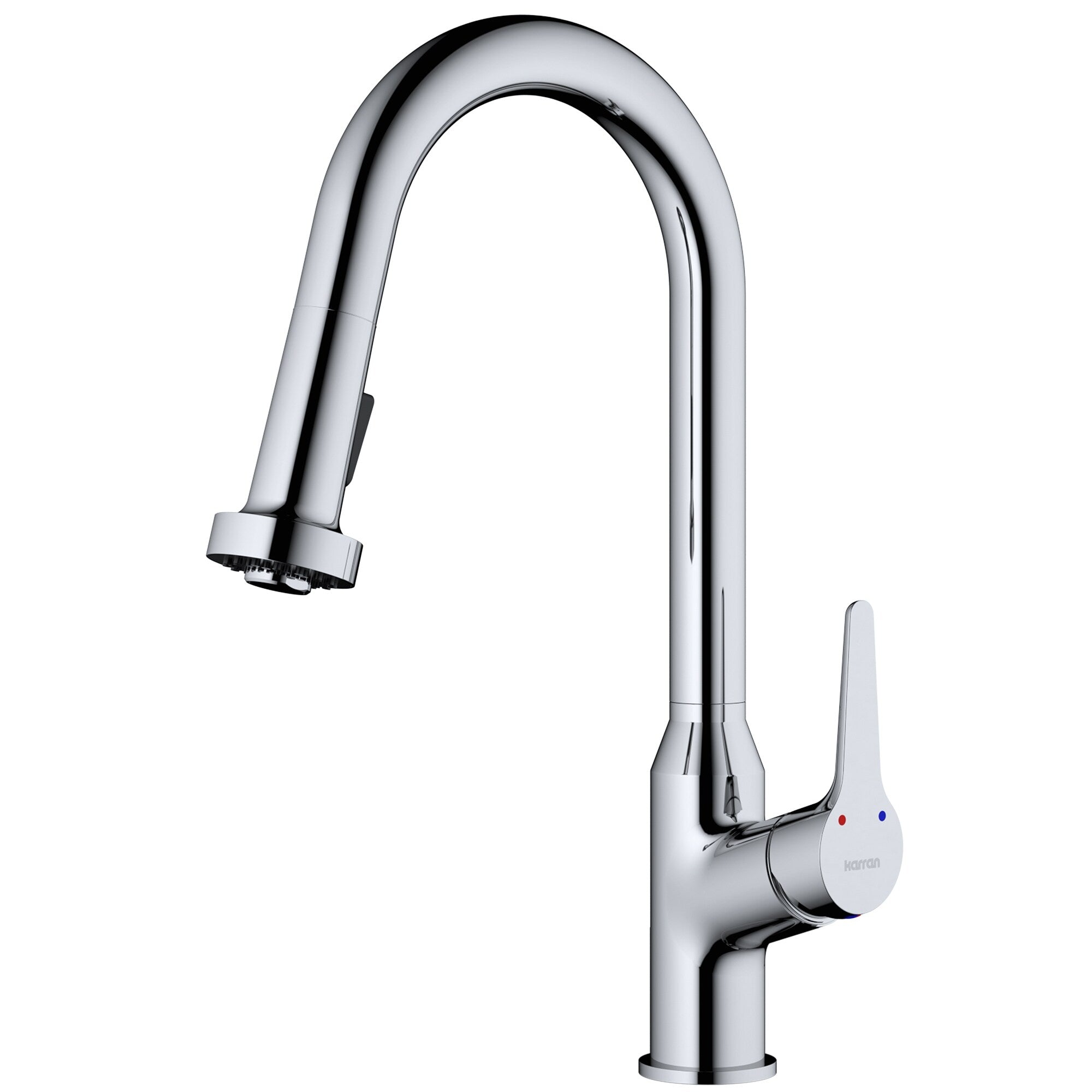 Karran Dockton Single Handle Pull Down Sprayer Kitchen Faucet