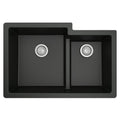 Karran Undermount Large Small Bowl Quartz Kitchen Sink 32 X 21.25 X 9