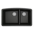 Karran Undermount Quartz Double Bowl Kitchen Sink
