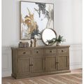 Kasey Reclaimed Pine 4 Drawer 4 Door Sideboard By Kosas Home
