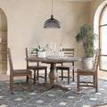 Kasey Reclaimed Pine Round Dining Table By Kosas Home