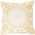 Decorative Carmen Floral Feather Down Or Polyester Filled 22 Inch Pillow
