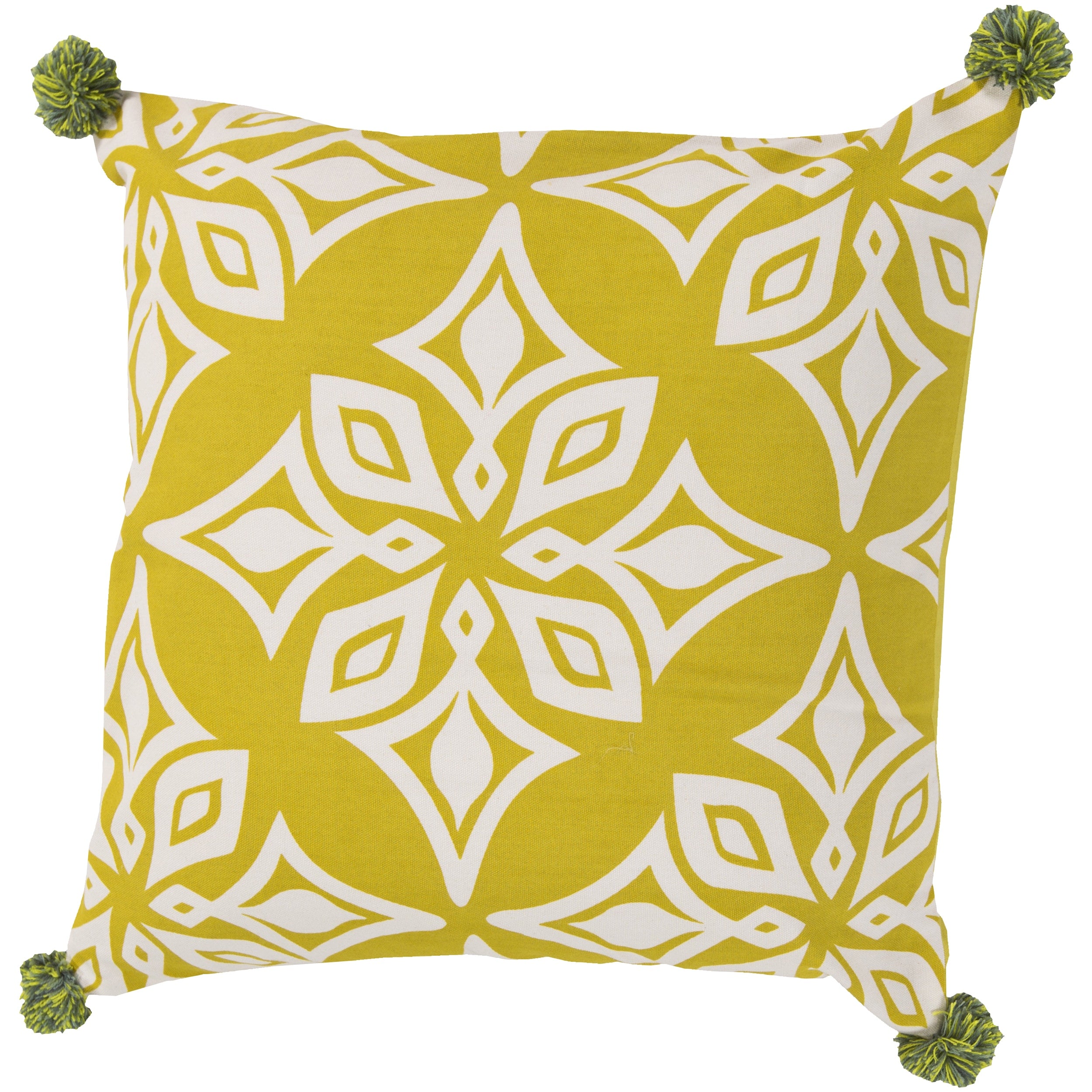 Decorative Elaina Floral Feather Feather Down Or Polyester Filled 20 Inch Pillow