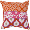 Decorative Elaine Floral Feather Feather Down Or Polyester Filled 20 Inch Pillow