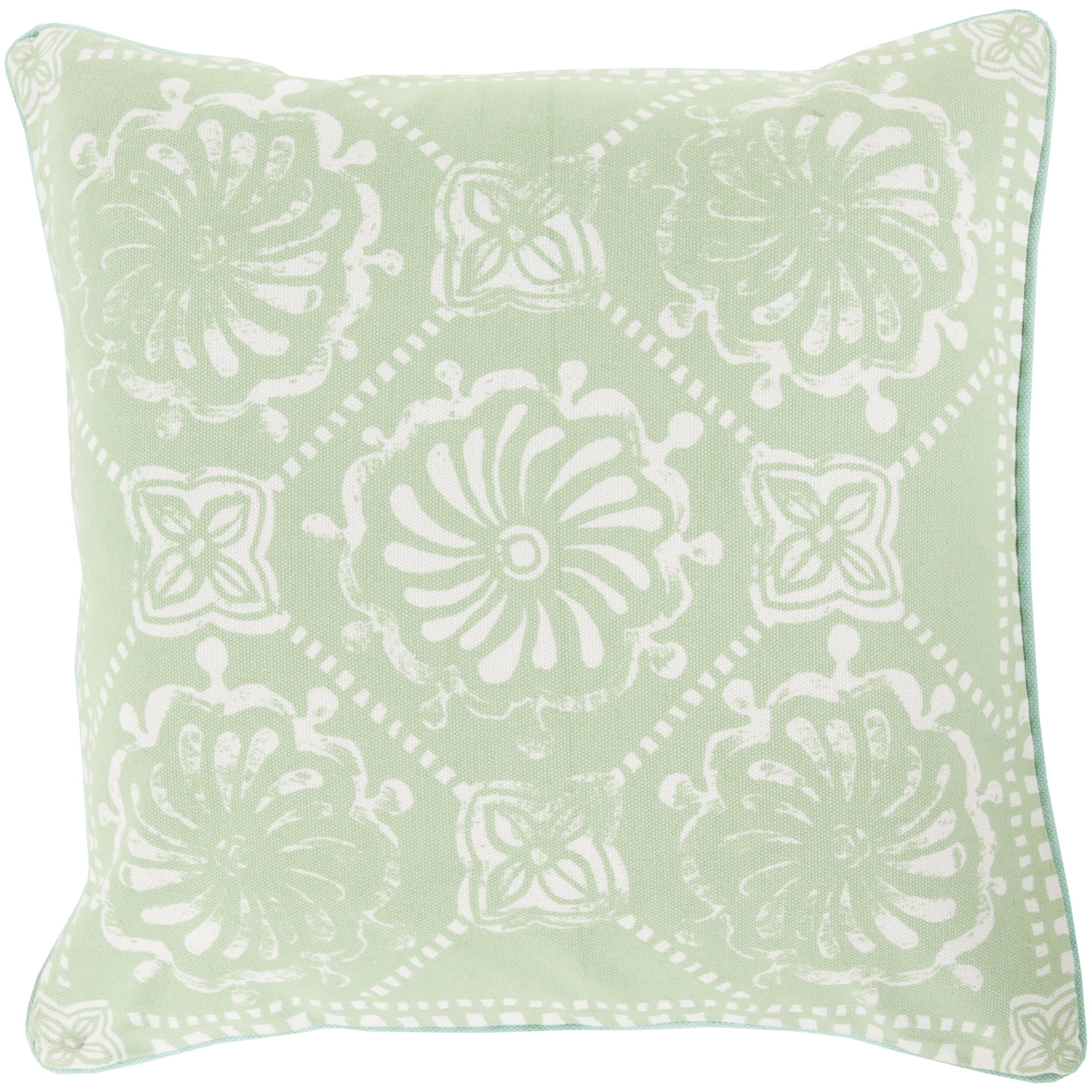 Decorative Sheryl Floral Feather Feather Down Or Polyester Filled Pillow 22 Inch