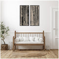 Kate And Laurel 33 Rpm Black And White Panel No. 1 2 2 Piece Framed Canvas Wall Art Set By Robert Cadloff