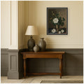 Kate And Laurel A Simple Arrangement By Mary Sparrow Framed Mounted Canvas Wall Art Print