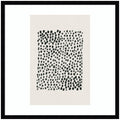Kate And Laurel Abstract Black By Gabrielly Guedes Framed Wall Art Print