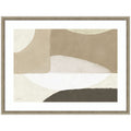 Kate And Laurel Abstract Neutral By Gabrielly Guedes Framed Wall Art Print