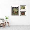 Kate And Laurel Apples 1887 Flowers In A Vase 1890 Arles By Van Gogh 3 Piece Framed Wall Art Print By Nostalgia Prints