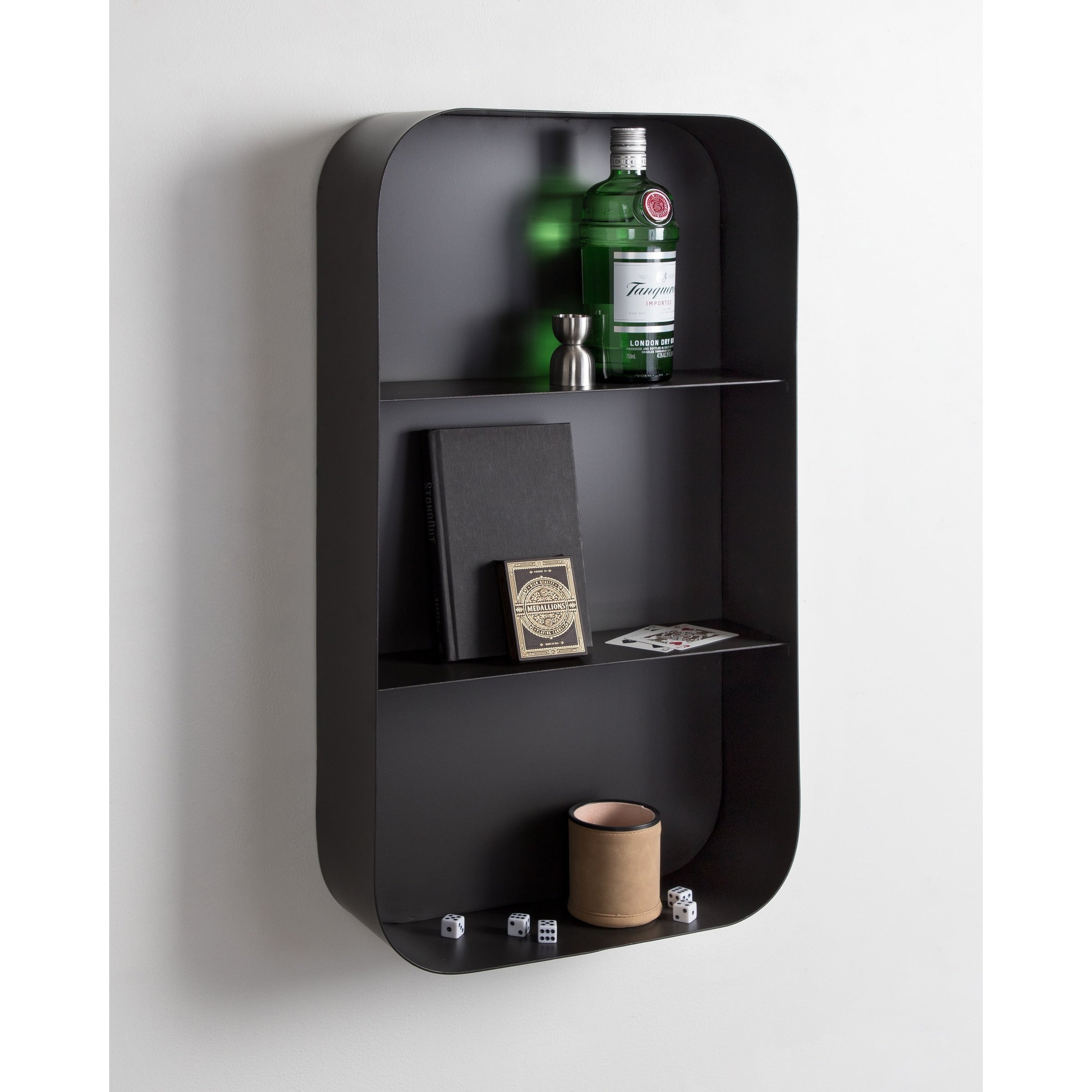 Kate And Laurel Armenta Metal Wall Shelf 16X28