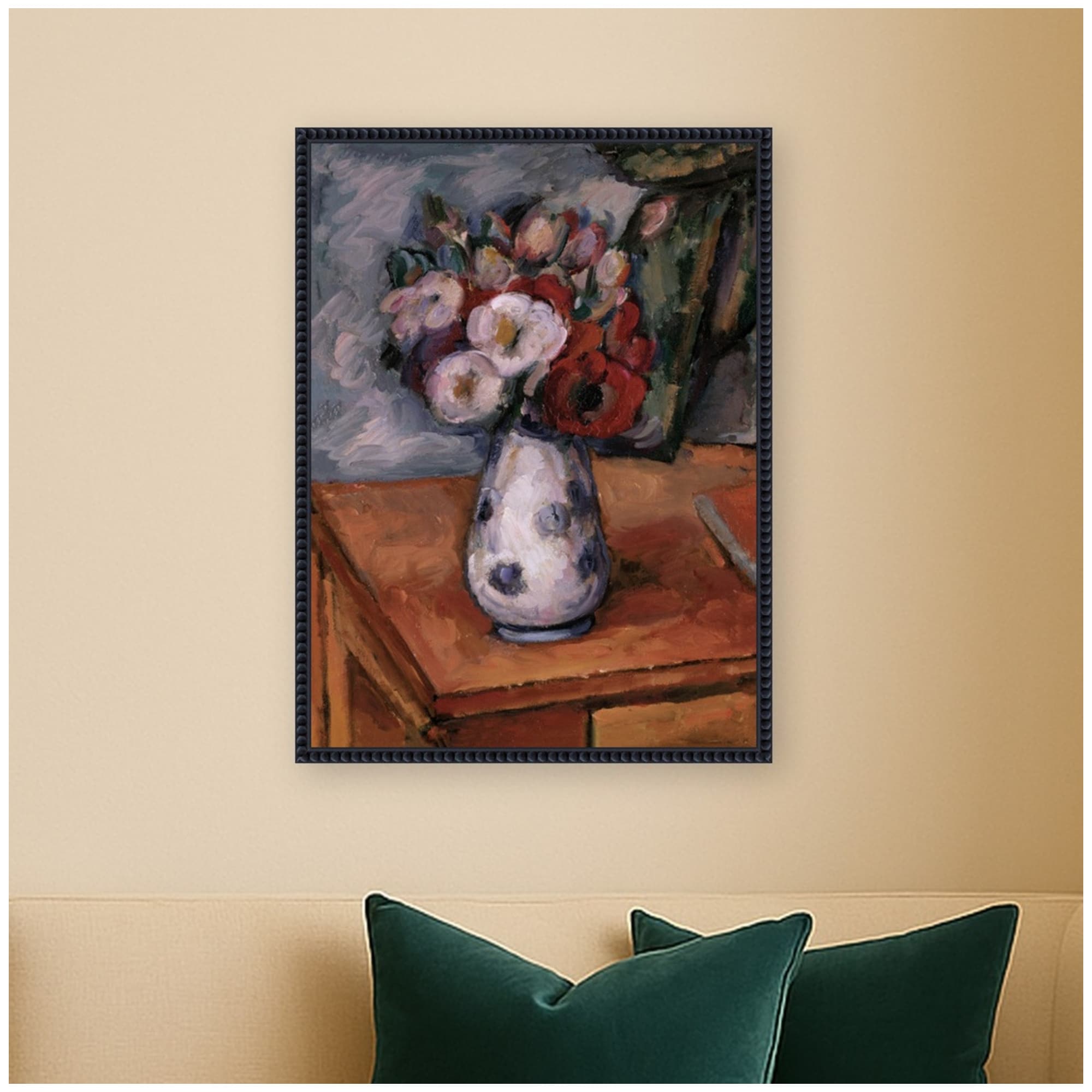 Kate And Laurel Arshile Gorky Still Life Of Flowers By The Smithsonian American Art Museum Framed Canvas Wall Art Print