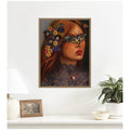 Kate And Laurel Autumn By Charlotte Brindley Framed Canvas Wall Art Print