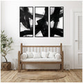 Kate And Laurel Black Mark No. 1 No. 2 No. 3 3 Piece Framed Canvas Wall Art Set By Amy Lighthall