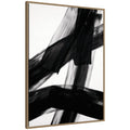 Kate And Laurel Black Mark No. 3 By Amy Lighthall Framed Canvas Wall Art Print