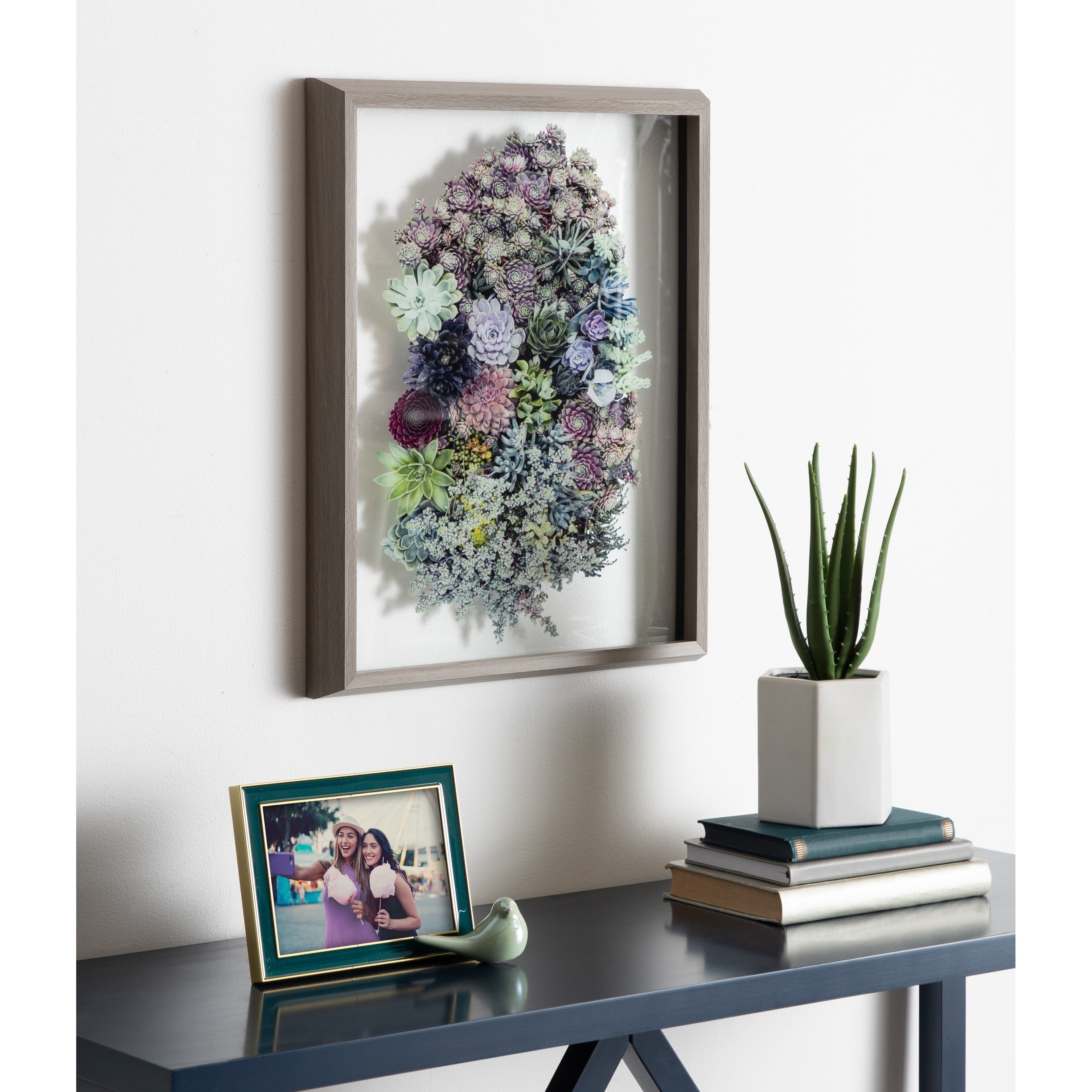Kate And Laurel Blake Colony 1 Framed Printed Glass By F2 Images