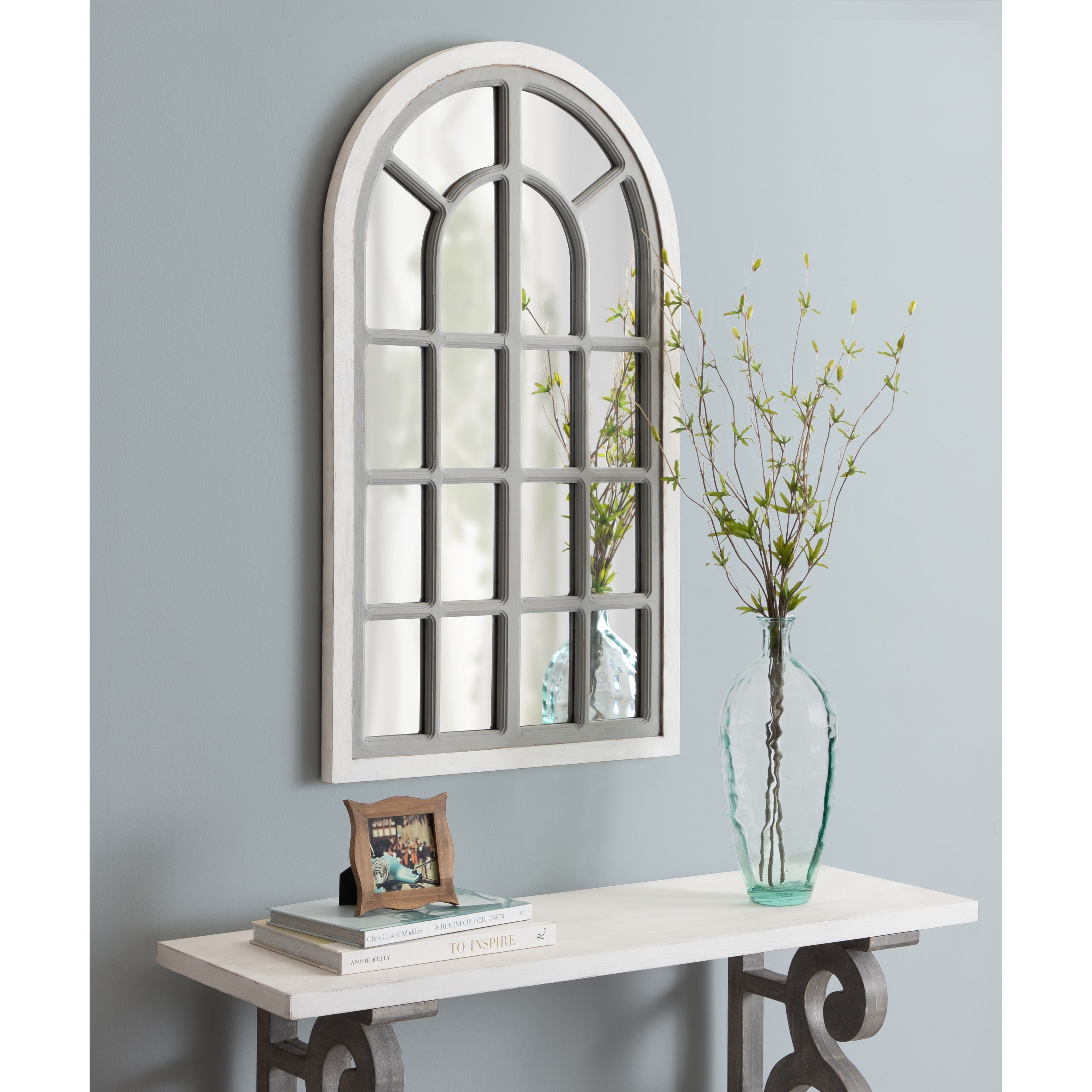 Kate And Laurel Boldmere Rustic Arch Wall Mirror 22X38