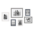 Kate And Laurel Bordeaux 6 Piece Gallery Wall Frame Set