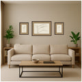 Kate And Laurel Botanical Sketch Neutrals 3 Piece Framed Wall Art Print Set By Stephanie Klatt