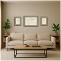 Kate And Laurel Botanical Sketch Olive 3 Piece Framed Wall Art Print Set By Stephanie Klatt