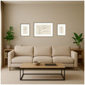 Kate And Laurel Botanical Sketch Warm 3 Piece Framed Wall Art Print Set By Stephanie Klatt