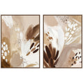 Kate And Laurel Botanical Splash I Ii 2 Piece Framed Canvas Wall Art Set By Amy Lighthall