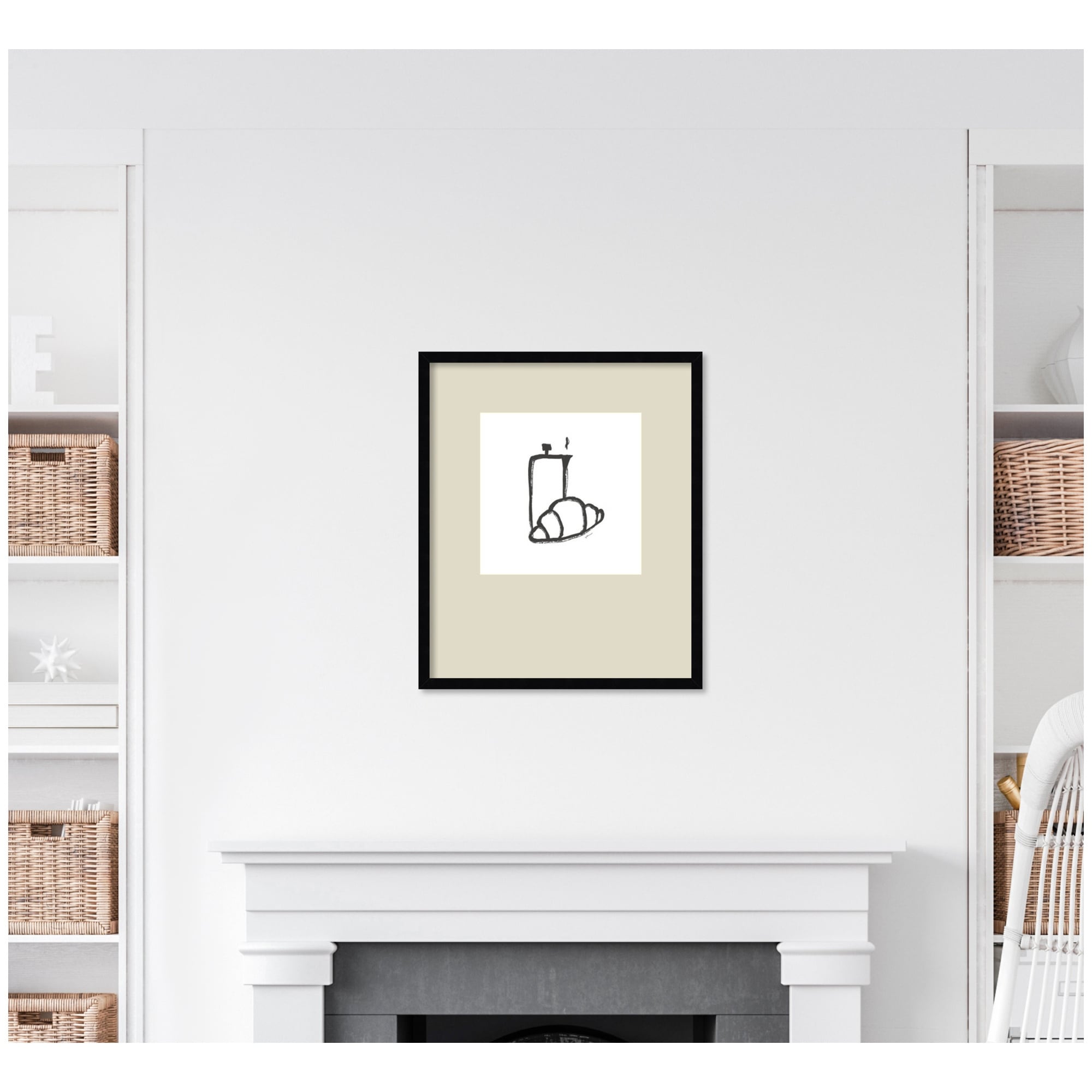 Kate And Laurel Breakfast Club No. 2 By Gabrielly Guedes Framed Wall Art Print