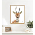 Kate And Laurel Buck By Madeline Jeppesen Framed Canvas Wall Art Print