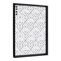 Kate And Laurel Calter Framed Magnetic Printed Memo Board 21.5X27.5