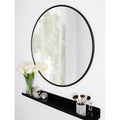 Kate And Laurel Caskill Round Framed Wall Mirror 30 Diameter