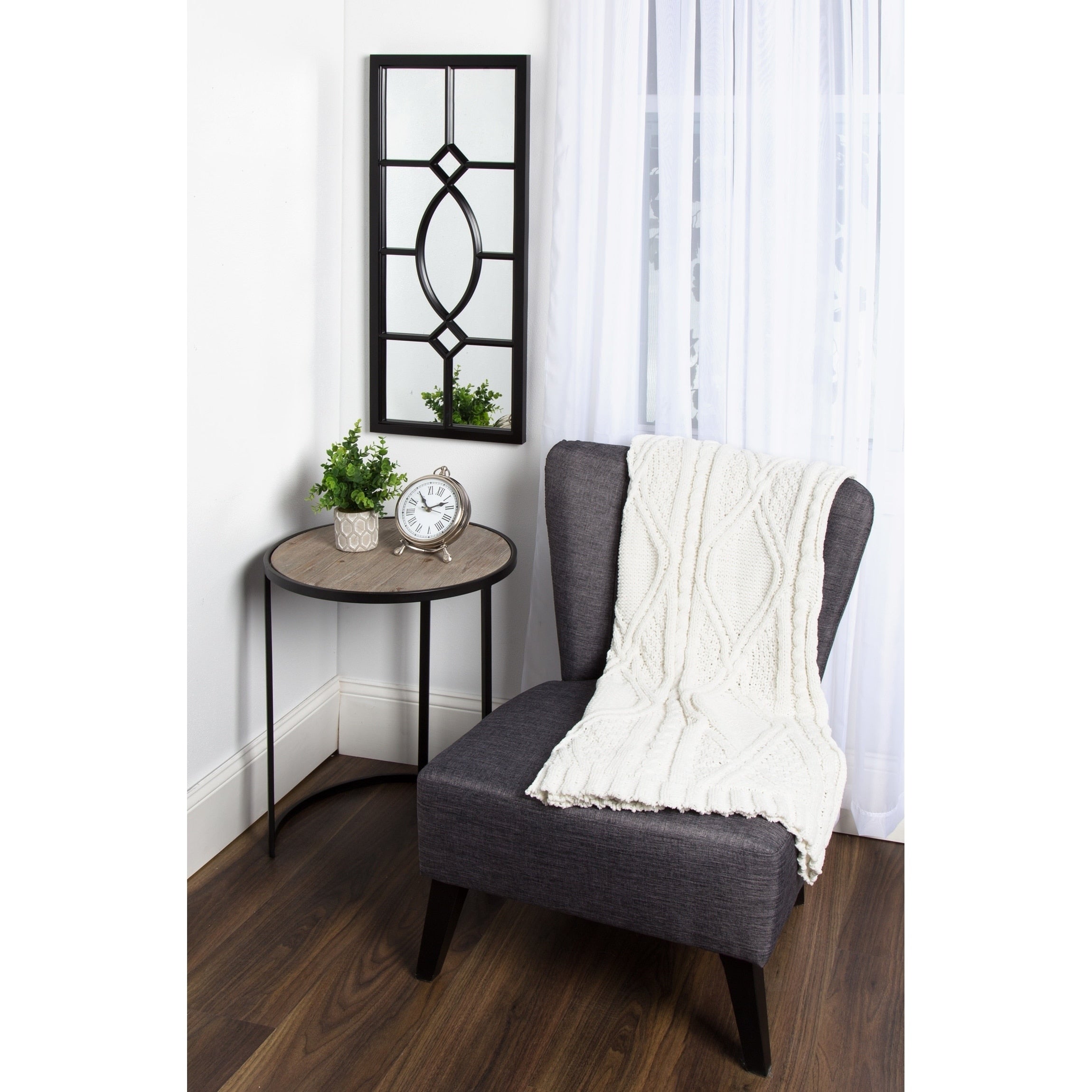 Kate And Laurel Cassat Window Wall Accent Mirror