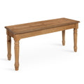 Kate And Laurel Cates Barnwood Bench 42X14X19
