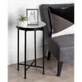 Kate And Laurel Celia Round Foldable Tray Accent Table