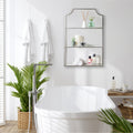 Kate And Laurel Ciel Tiered Wall Shelf 20X30