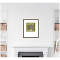 Kate And Laurel Coffee Club Kitchen Sage Green By Lucky Guava Framed Wall Art Print