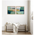 Kate And Laurel Color Block No. 1 No. 2 2 Piece Framed Canvas Wall Art Set By Amy Lighthall