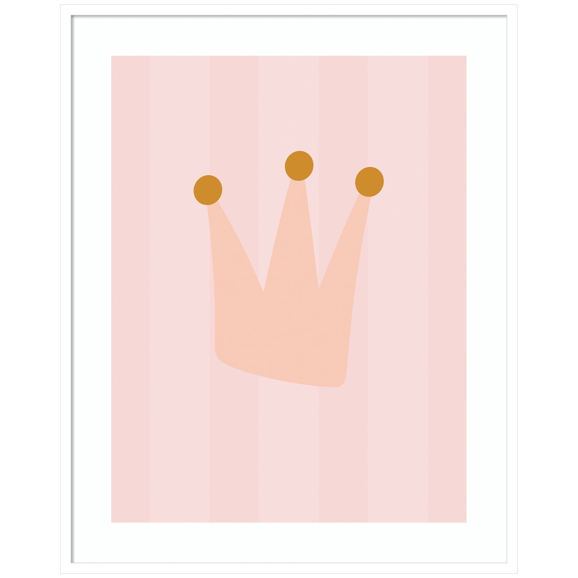 Kate And Laurel Crown By Laura Moss Framed Wall Art Print