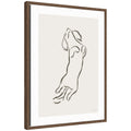 Kate And Laurel Dachshund Dog By Gabrielly Guedes Framed Canvas Wall Art Print