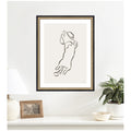 Kate And Laurel Dachshund Dog By Gabrielly Guedes Framed Wall Art Print