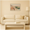Kate And Laurel Damascus Mountains View By The Smithsonian American Art Museum Framed Canvas Wall Art Print