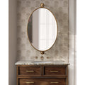 Kate And Laurel Darbridge Oval Pivot Mirror 24X41