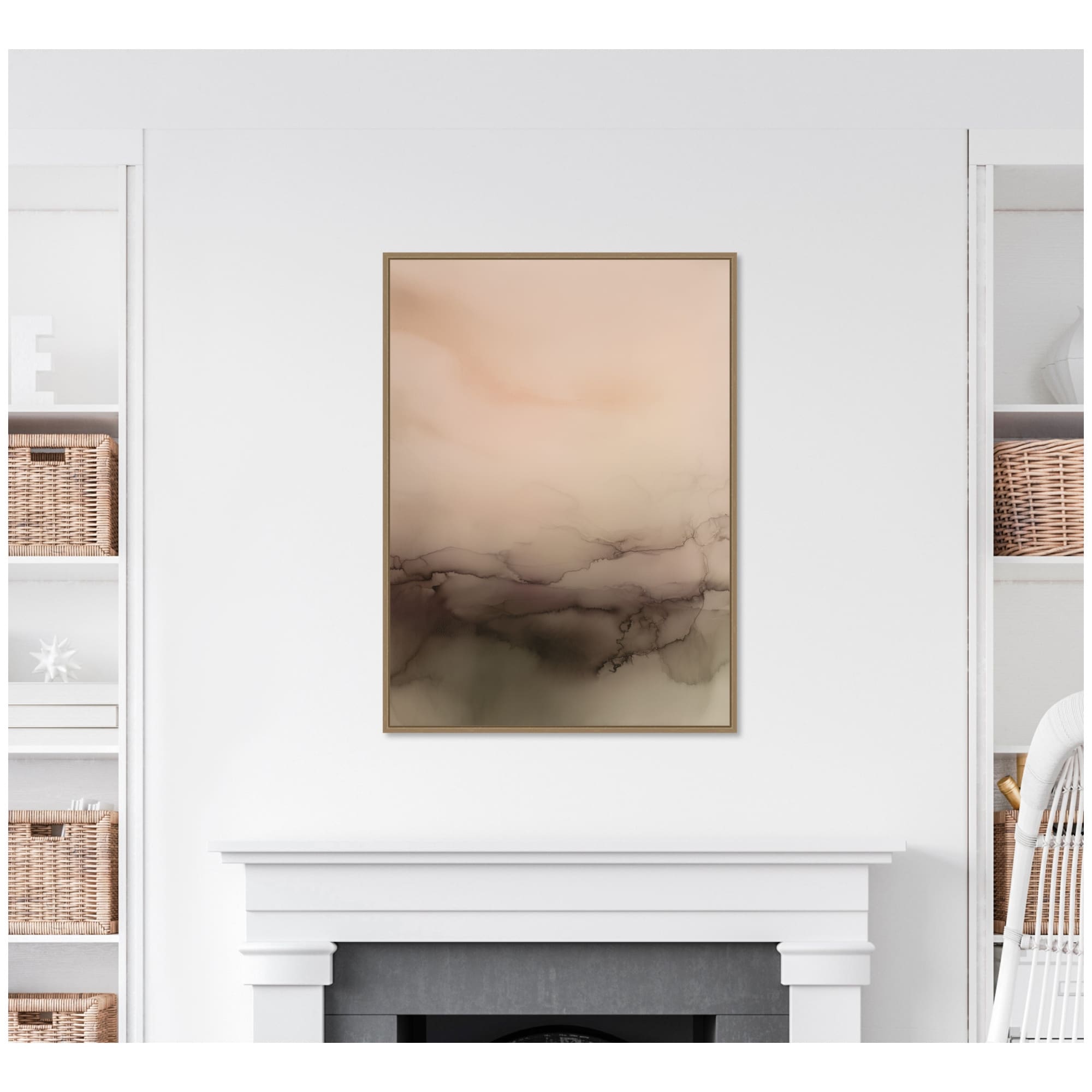 Kate And Laurel Dawn No. 3 By Amy Lighthall Framed Canvas Wall Art Print