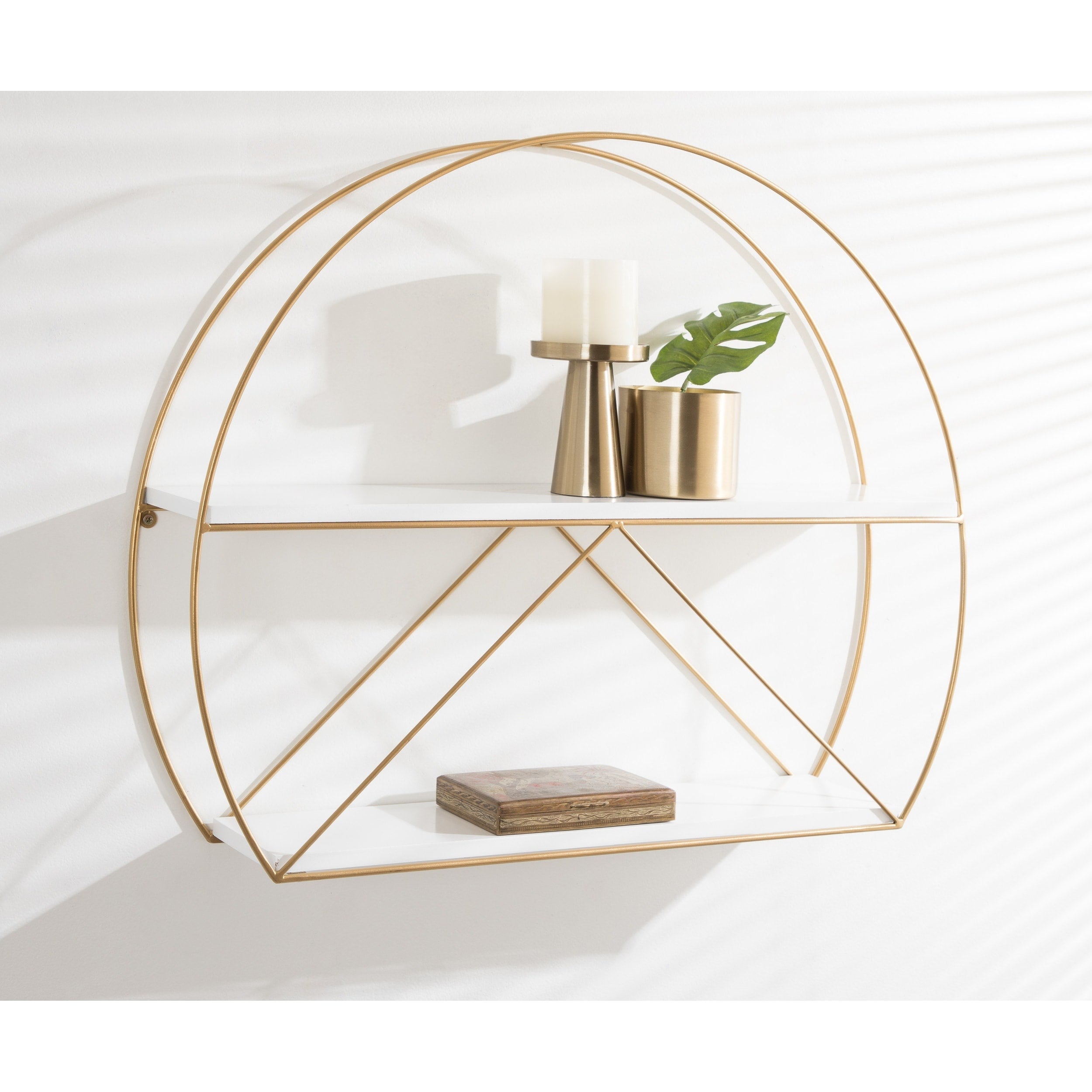 Carson Carrington Imundbo Mid Century Mmodern Wall Shelf
