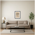 Kate And Laurel Dog Sketch Robert Frederick Blum By The Smithsonian American Art Museum Framed Wall Art Print