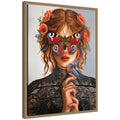 Kate And Laurel Dreamer By Charlotte Brindley Framed Canvas Wall Art Print