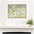 Kate And Laurel Ducks 1917 Theo Van Hoytema By Nostalgia Prints Framed Canvas Wall Art Print