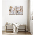 Kate And Laurel Earth Form No. 1 No. 2 2 Piece Framed Canvas Wall Art Set By Amy Lighthall